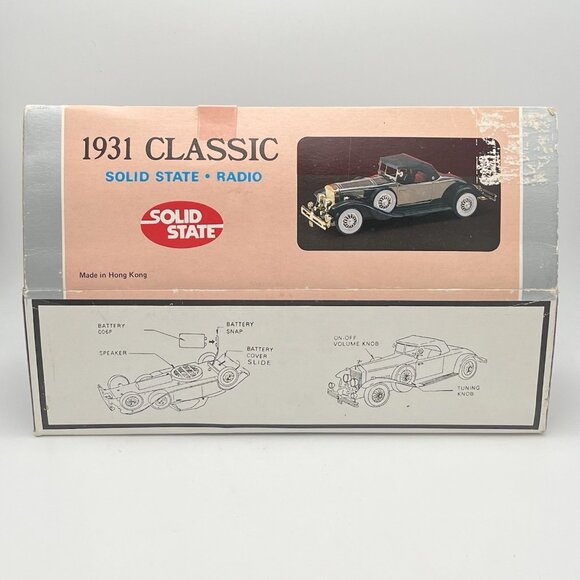 1931 Rolls Royce Solid State AM Radio Metal Classic Car Vintage Toy WORKING - Picture 4 of 12